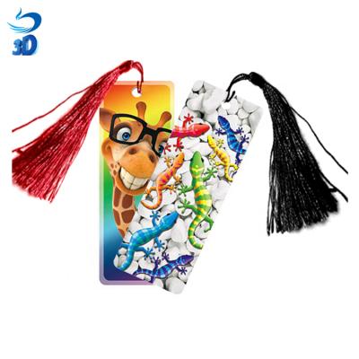 China Europe 3D landmark design for kids animation effect custom lenticular 3d landmark landmark with tassel for sale