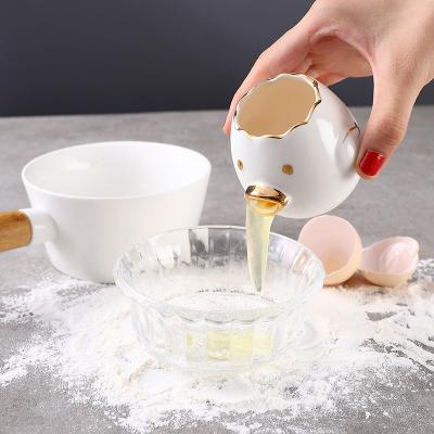 China Viable Creative Egg Yolk Separator Chicken Egg White Separator Egg Cups for sale