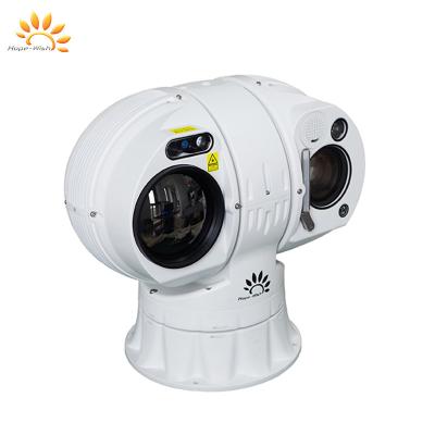 China 5-10km detectiebereik 25° gezichtsveld Thermische camera met handmatig scherpstellen Multi-sensor IOT Smart Camera Te koop