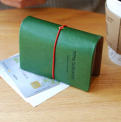 China Mini Business Card Pvc Holder Leather Organizer for sale