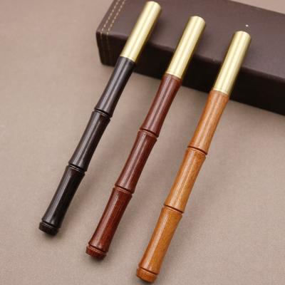 China Promotion\business\luxury bamboo wooden pen school stationery\office for business signature for sale