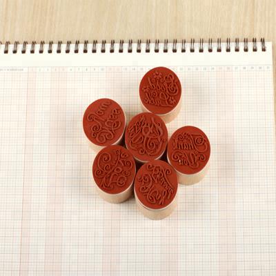 China The Words Wooden Rubber Stamp for DIY Scrapbooking for sale