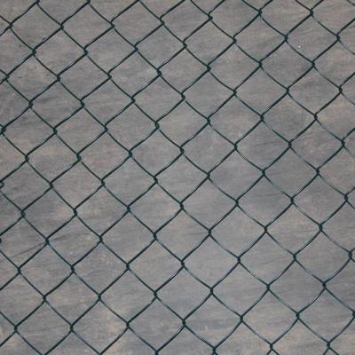 China Easily Assembled Factory Exported Galvanized Diamond Mesh Wire Chain Link Fence Factory Price Promotion for sale