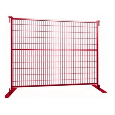 China Easily Assembled Portable Welding Wire Fence Panel /6ftx9.5ft Temporary Free Standing Barrier for sale