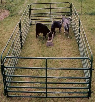 China Easily Assembled PVC Coated 5x8ft Cattle Horse Hooves Cattle Corral Board For Cattle Horses Goat for sale