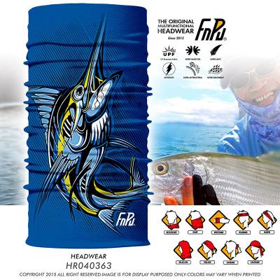 China Fishing Theme balaclava seamless coolmax Uv Protection Necktube sport bandana for sale