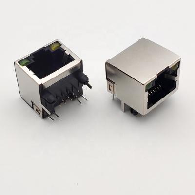 China audio & Video Vertical Modular Connector RJ45 Female Jack 8P8C for sale