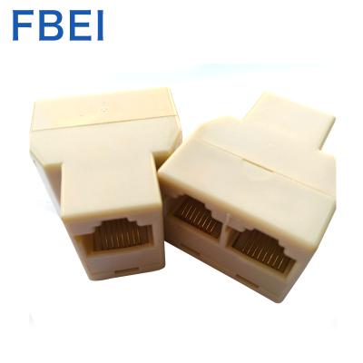 China RJ45 Power Coupler Extension LAN Cable Connector Male RJ45 8p8c for sale