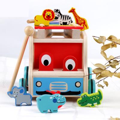 China Toy Musical Animal Educational Toy Wholesale Educational Instrument Wooden Toy Factory Direct Sale Multifunctional Educaitonal Musical Instrument Percussion Instrument Car Kids for sale