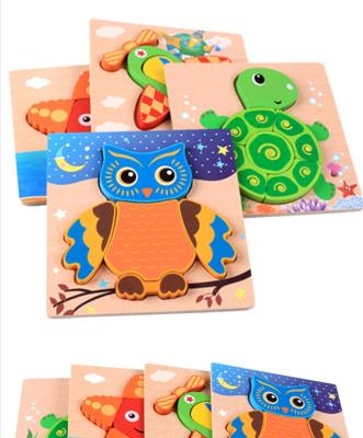 China Hot Selling Wooden Educational Toys Grab Board Wooden Jigsaw Brain Teaser for sale