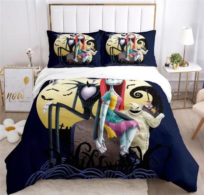 China PORTABLE 3D Digital Polished Printed Polyester Sheet Sheet Pillowcase Comforter for sale