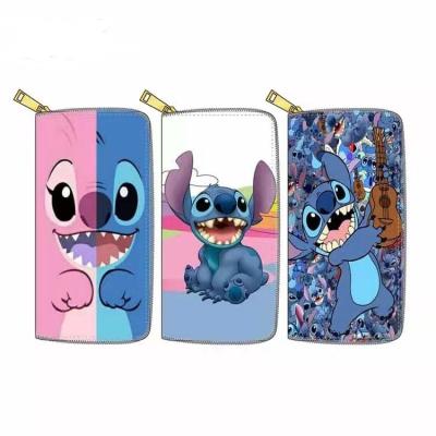 China Waterproof Anime PU Zipper Wallet Dot Print Peripheral Long Wallet Can Be Customized for sale