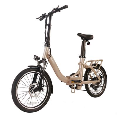 China Best selling Lehe S5 folding ebike 36V 350W luxury type hidden battery 20