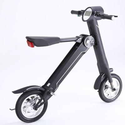 China 12 Inch Mini Folding Electric Bike E-Scooter 15 - 20 Mh Aluminum Alloy for sale