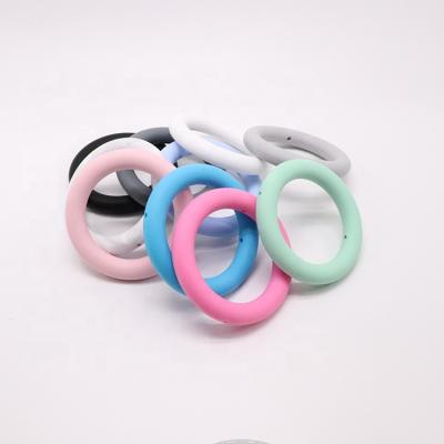 China Eco-Friendly Wholesale Silicone Teething Ring Baby Teething Toy for sale