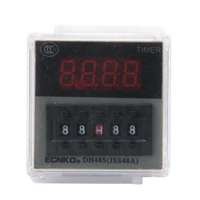 China Sealed time relay DH48S-2Z digital display time relay with base JSS48A ECNKO factory direct sale for sale