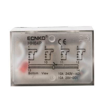 China Factory Wholesale HH64P Miniature/Sealed Low Power Consumption Safety Sealed Relays/For Industrial Devices for sale