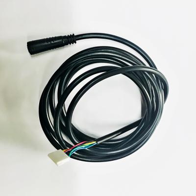 China Rubber Core Black PVC Cable Aircraft Female Head for Electric Scooter Electric Bicycle Parts for sale