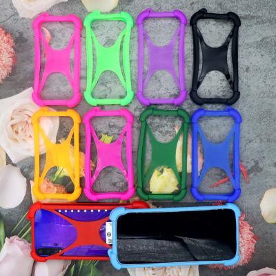 China Shockproof 3.5 4 4.3 4.7 5.0 5.5 6.5 Inch Universal Silicone Cell Mobile Phone Soft Bumper Case Back Cover for sale