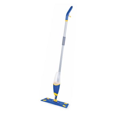 China 500ml Sustainable Plastic Water Tank Spray Mop With Brush For Easier Cleaning for sale