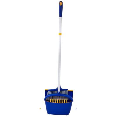 China Plastic dustpan and broom set for household cleaning NECO dustpan and plastic broom set for household cleaning for sale