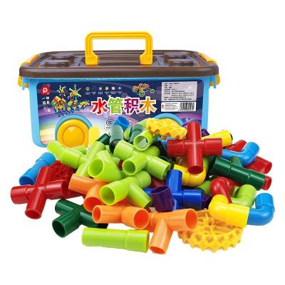 China Construction toy 34 PCS children's pipe blocks large baby collected toys puzzle boys and girls splicing the strongest brain for sale