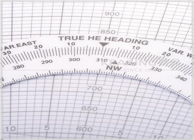 China Slide flight computer E6B Plotter with nautical and statute scales for sale