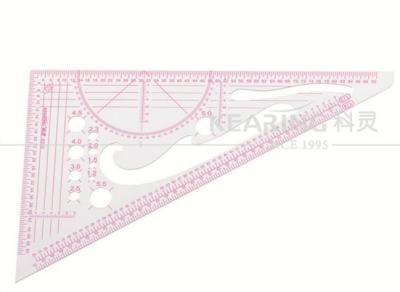 China DREIECK-Skala-Machthaber 1/3 Kearing Plastik1/4 1/5 Sandwich-Linie mit Winkelmesser 8345 zu verkaufen