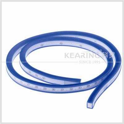 China kearing  flexible curve ruler sewing measuring  tape Blue Color with 60cm length  #KF60 for sale