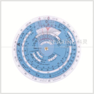 China Carta circular da roda da calculadora da navegação do computador de vôo da aviação plástica à venda