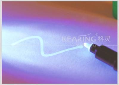 China Permanent Long Time Secret Marking Invisible UV Marker Blue color only Visible Under UV Lamp for sale