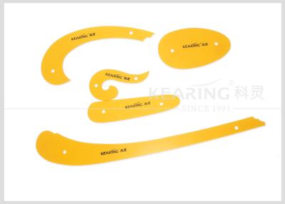 China Teste padrão de régua curvada que faz o plástico amarelo reservando tirar junto e conectar curvas à venda