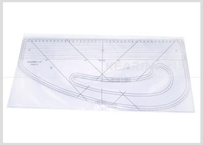 China Kearing Brand 3mm Thick Acrylic Pattern Curve Template Large French Curve Ruler 6511 PM6511 for sale