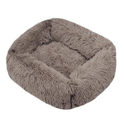 China Breathable Eco Friendly Dog Sofa Luxury Soft Washable Cushion Fluffy Pet Beds for sale