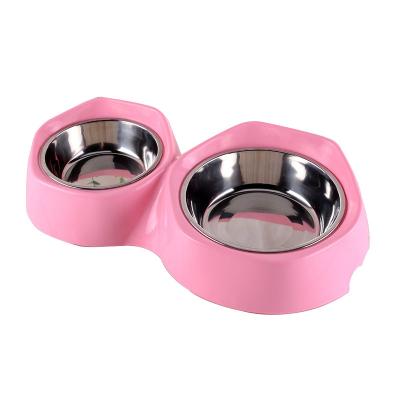 China Eco - Friendly Easy Wash Stainless Steel Dog Bowl Custom Pet , Eco - Friendly Rounded Pet Bowls for sale