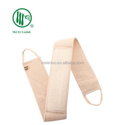 China EXFOLIATING Customized Eco Friendly Loofah Shower Scrub Exfoliating Exfoliating Back Strap for sale