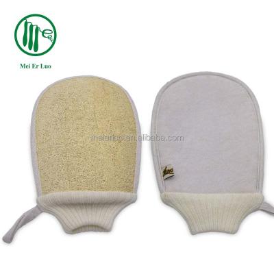 China EXFOLIATE 2022 hot wholesalenatural exfoliating glove loofah exfoliating gloves for sale