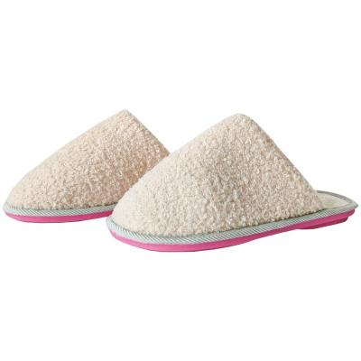 China slippers sell natural soft loofah slippers and comfortable cotton indoor EUR38 slippers wholesale for sale