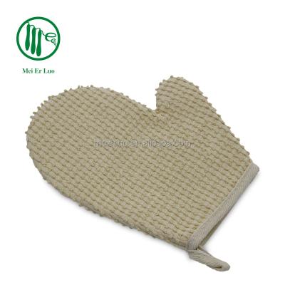 China EXFOLIATING Eco Friendly 100% Cotton Baby Bath Body Scrub Bath Glove Exfoliating for sale