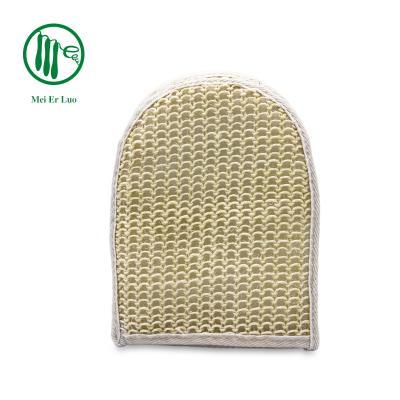 China EXFOLIATE 2022 good quality shower massage brush sisal exfoliating glove for sale