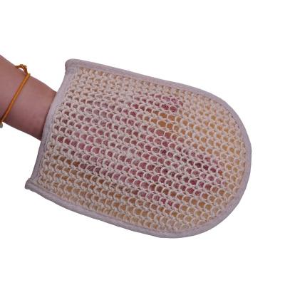 China EXFOLIATE Plant Based Sisal Fibers Exfoliating Gloves Body Brushes for sale