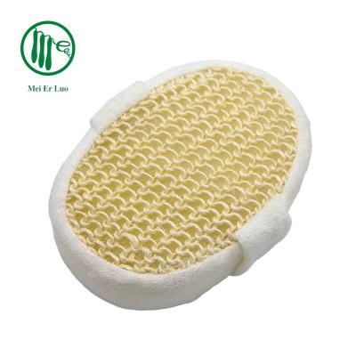 China EXFOLIATE 2022 eco vegan bulk natural sisal exfoliating body loofah sponge for sale