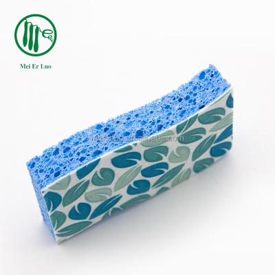 China Sustainable Custom Eco Soft Cellulose Tissues Sponges For Cleaning Dishes for sale