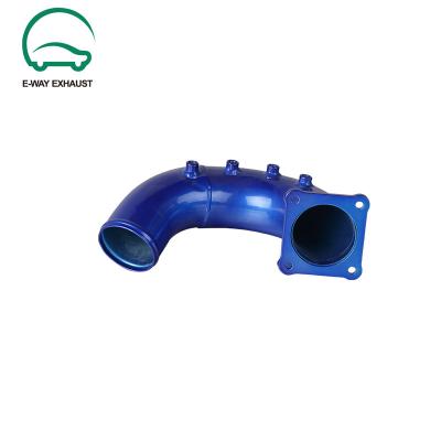 China High Flow Intake Blue Aluminum Elbow Tube Aluminum Tube Pipes For Dodge for sale