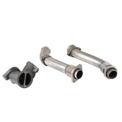 China Stainless Steel Exhaust Turbocharger Up Pipe Welded Pipe for sale