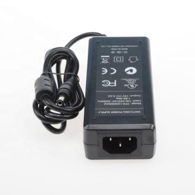 China 75W 12V 6A 6.25A 6000ma 6250ma 24V 3A 3000mA Desktop AC DC Power Adapter TPZ-1200600zz for sale