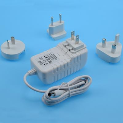 China 36W Power Detachable Adapter 5V 12V 15V 18V 19V 24V 36V 1a 1.5a 2a 3a 4a 5a Interchangeable DC Switch Power Supply For LED TPS-1203000 for sale