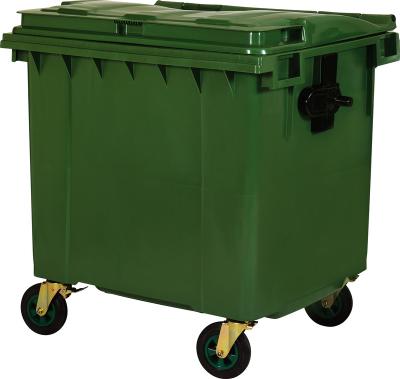 China Hot Selling 1100L Sustainable Plastic Trashbin Recycling Outdoor Garbage Bin Waste Bin Boxes à venda