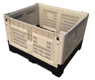 China Customized Recyclable Plastic Collapsible Folding Bin Plastic Folding Folding Pallet Box Pallet Box for sale