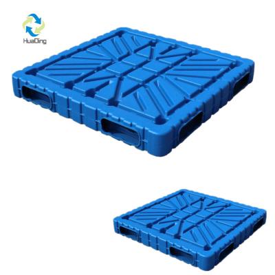 Китай 1211 Heavy Duty Blow Molding Pallet Plastic Double Faced Double Faced Plastic Pallets 4-WAY With Sides продается